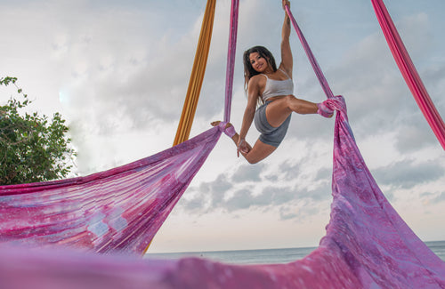 Aerial silks performance
