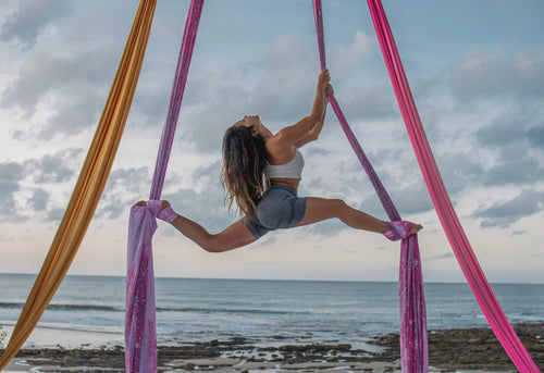 Aerial silks performance